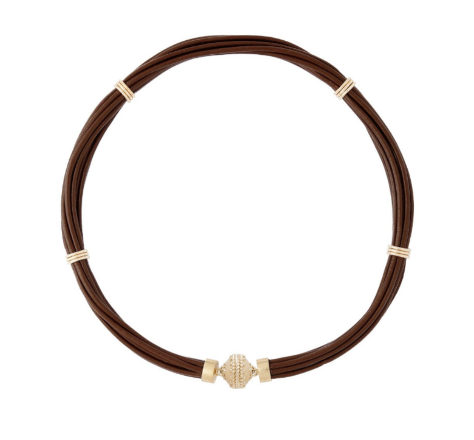 Aspen Leather Necklace (Available in 5 Colors)