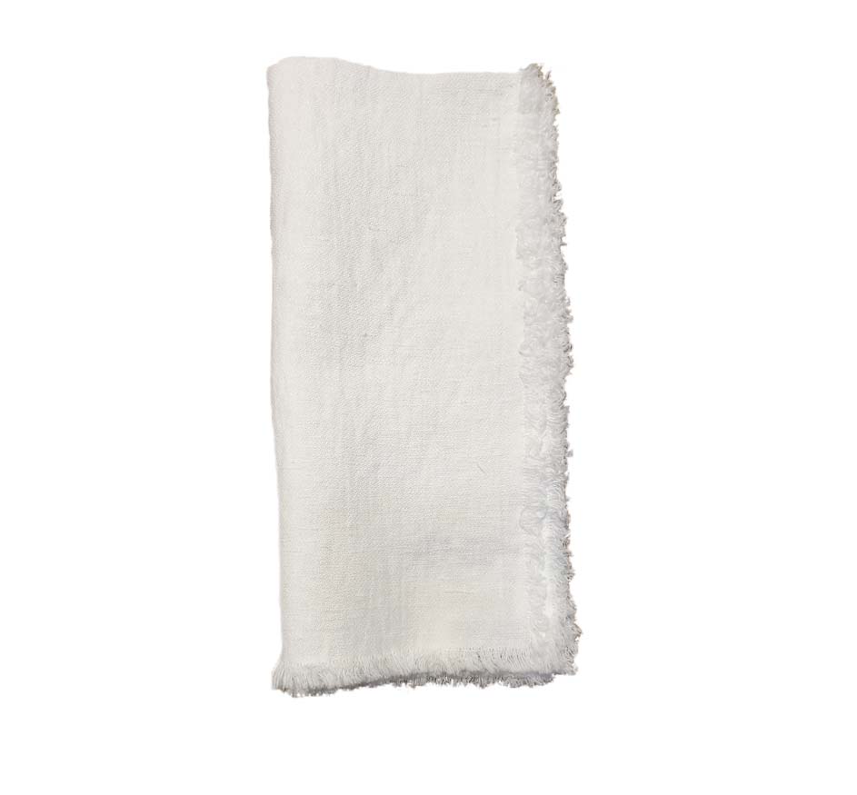 Fringed Edge Napkin (Available in 11 Colors)