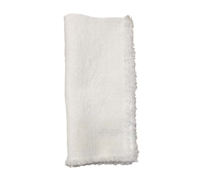 Fringed Edge Napkin Set of 4 (Available in 7 Colors)